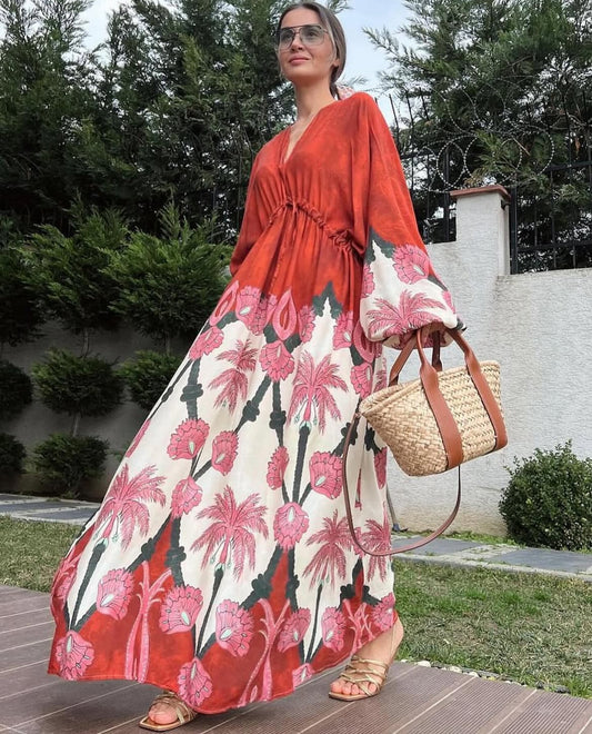 Bohemian Floral Dress