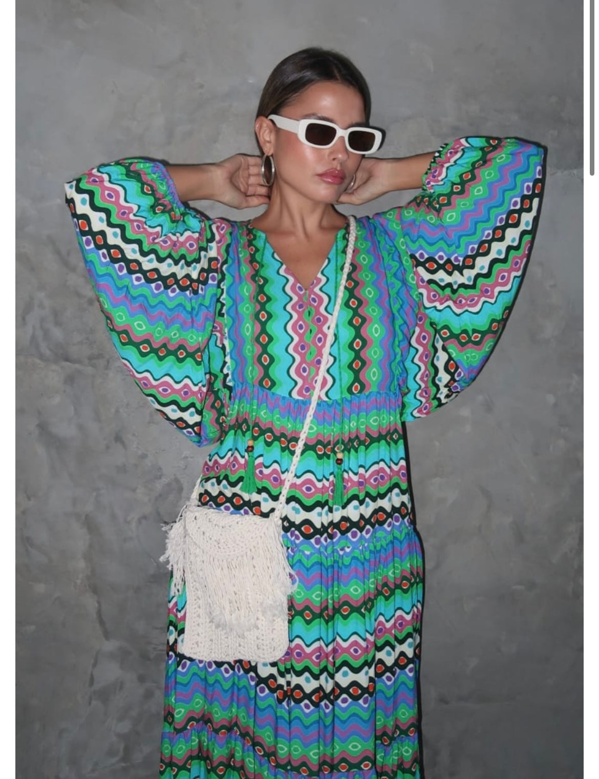 Multicolored Dress (Pre-Order 10 Days)