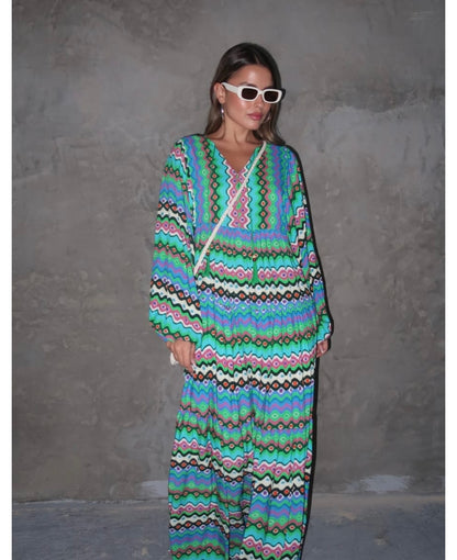 Multicolored Dress (Pre-Order 10 Days)