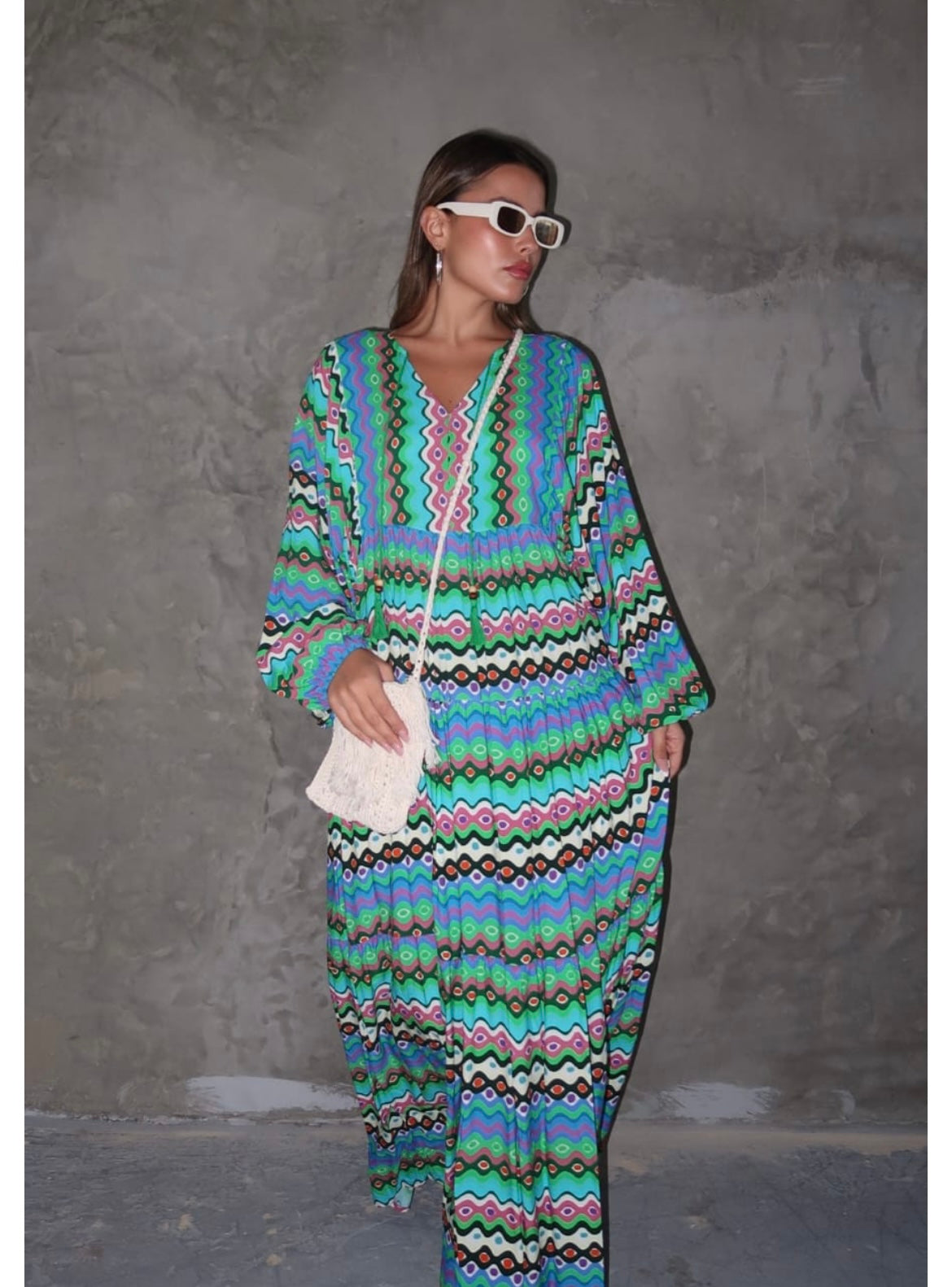 Multicolored Dress (Pre-Order 10 Days)