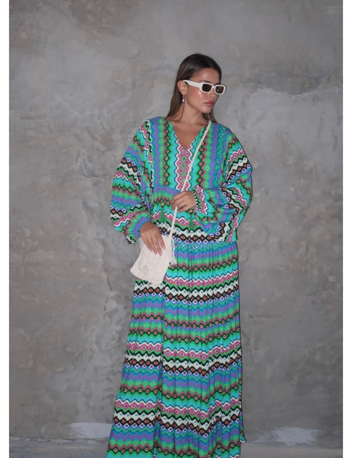 Multicolored Dress (Pre-Order 10 Days)