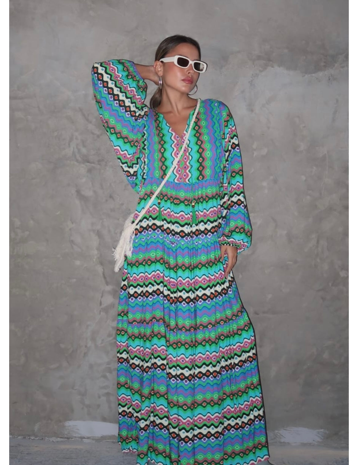 Multicolored Dress (Pre-Order 10 Days)