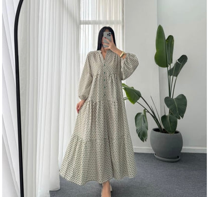 Green Detailed Dress