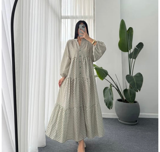 Green Detailed Dress
