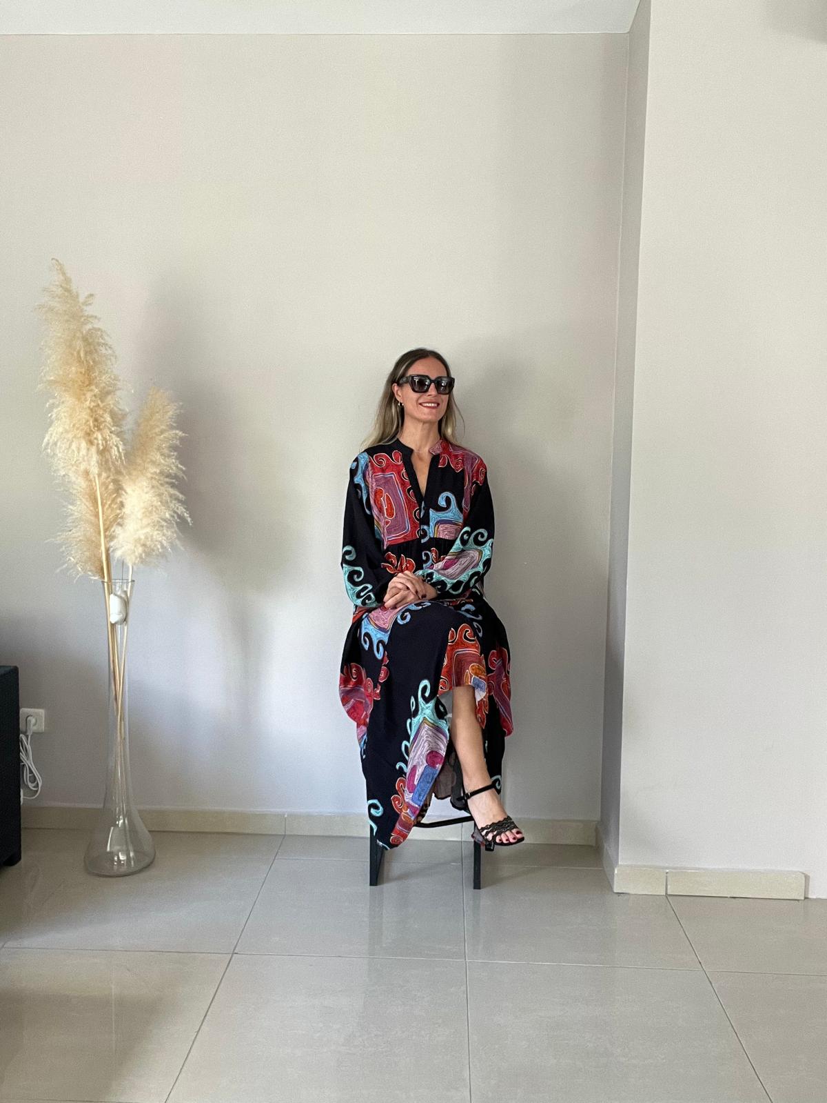 Polo Batik Pattern Dress