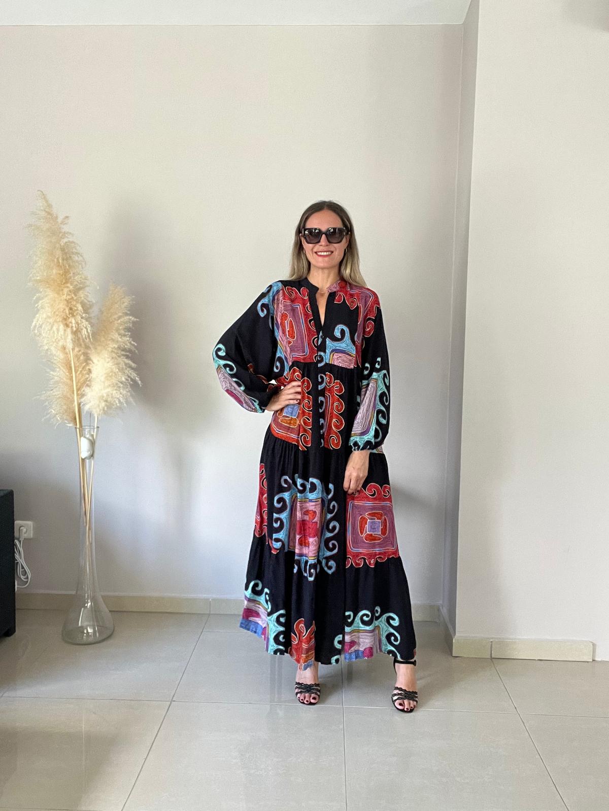 Polo Batik Pattern Dress