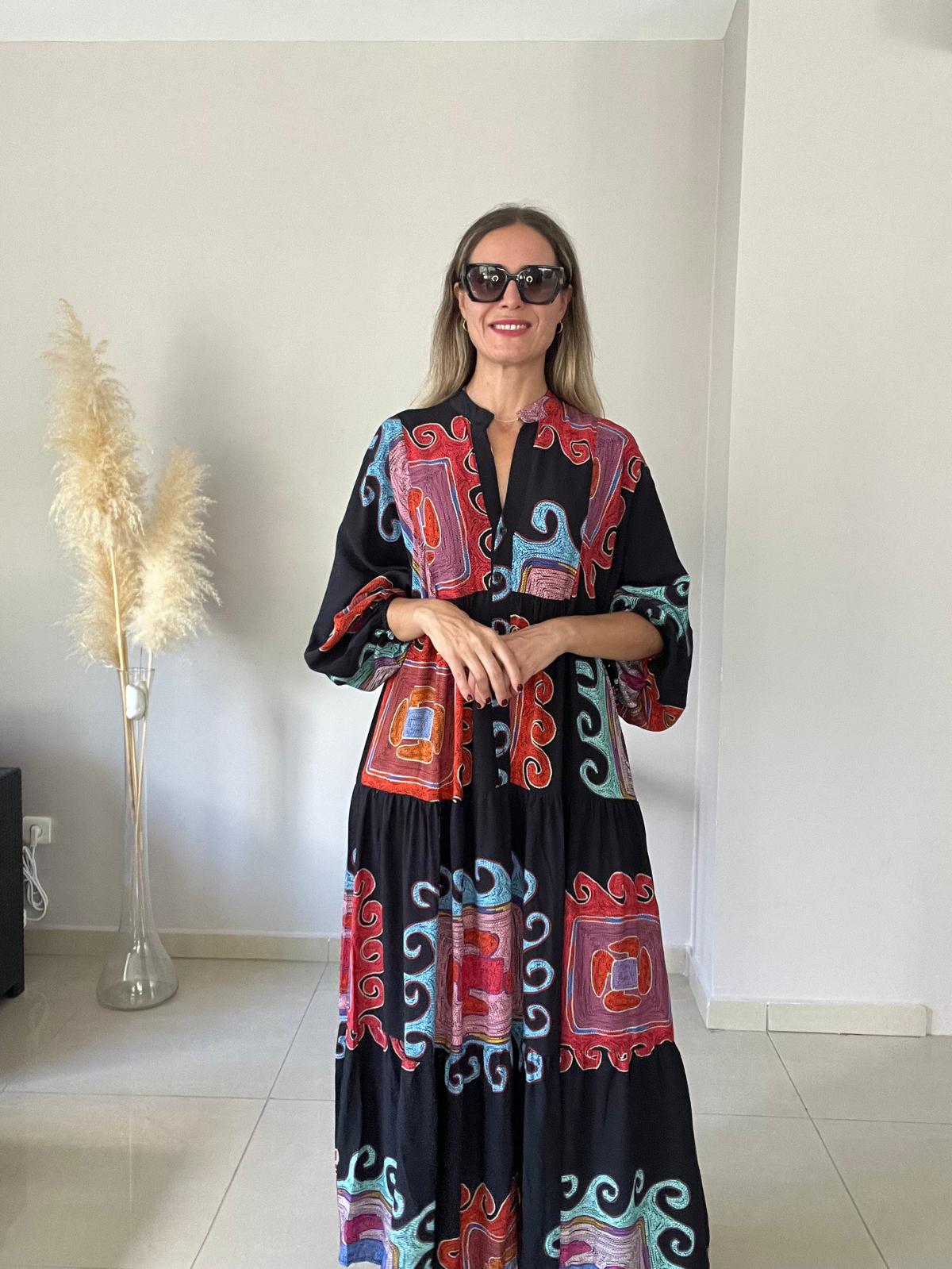 Polo Batik Pattern Dress