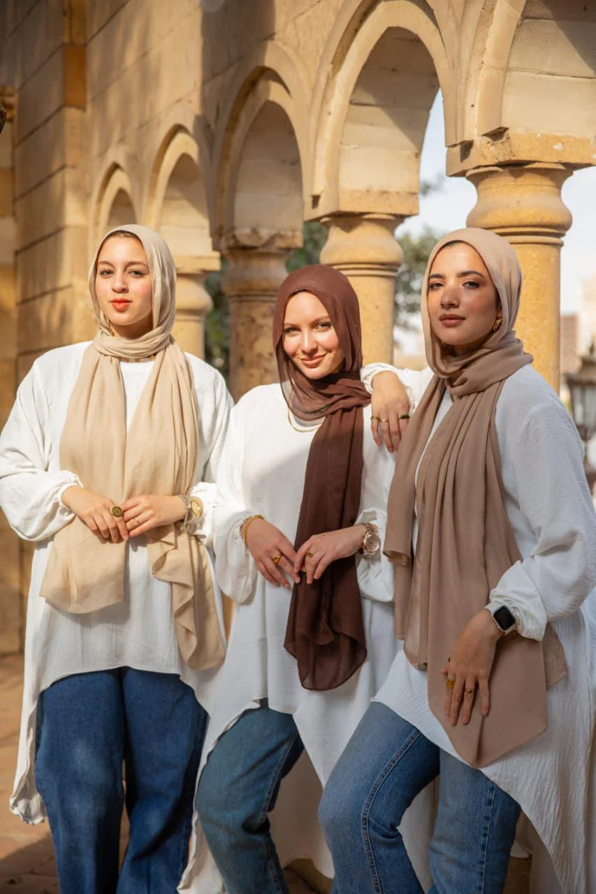 Brown Elegance Modal Scarf