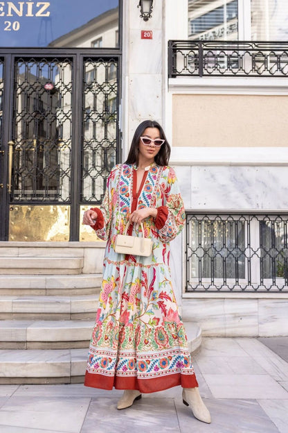 Bohemian Multicolored Dress
