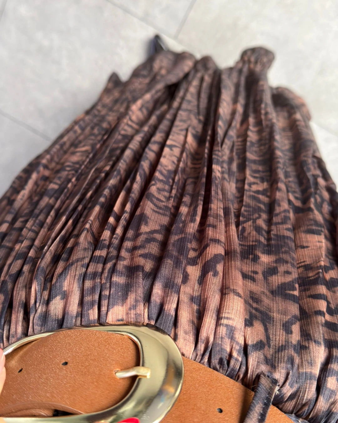 Brown Skirt (with Belt)