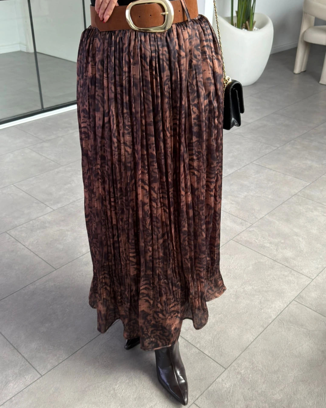 Brown Skirt (with Belt)