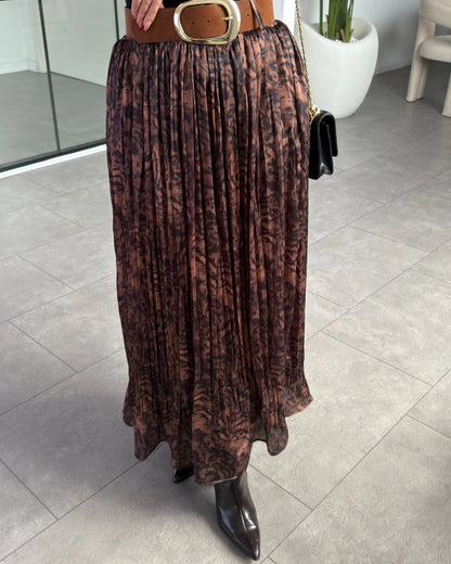 Brown Skirt (with Belt)
