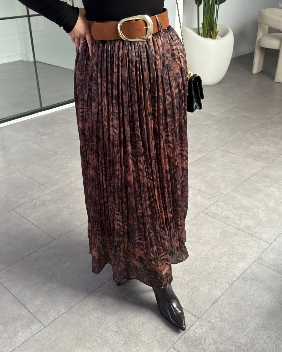 Brown Skirt (with Belt)