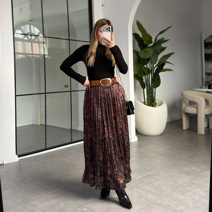 Brown Skirt (with Belt)